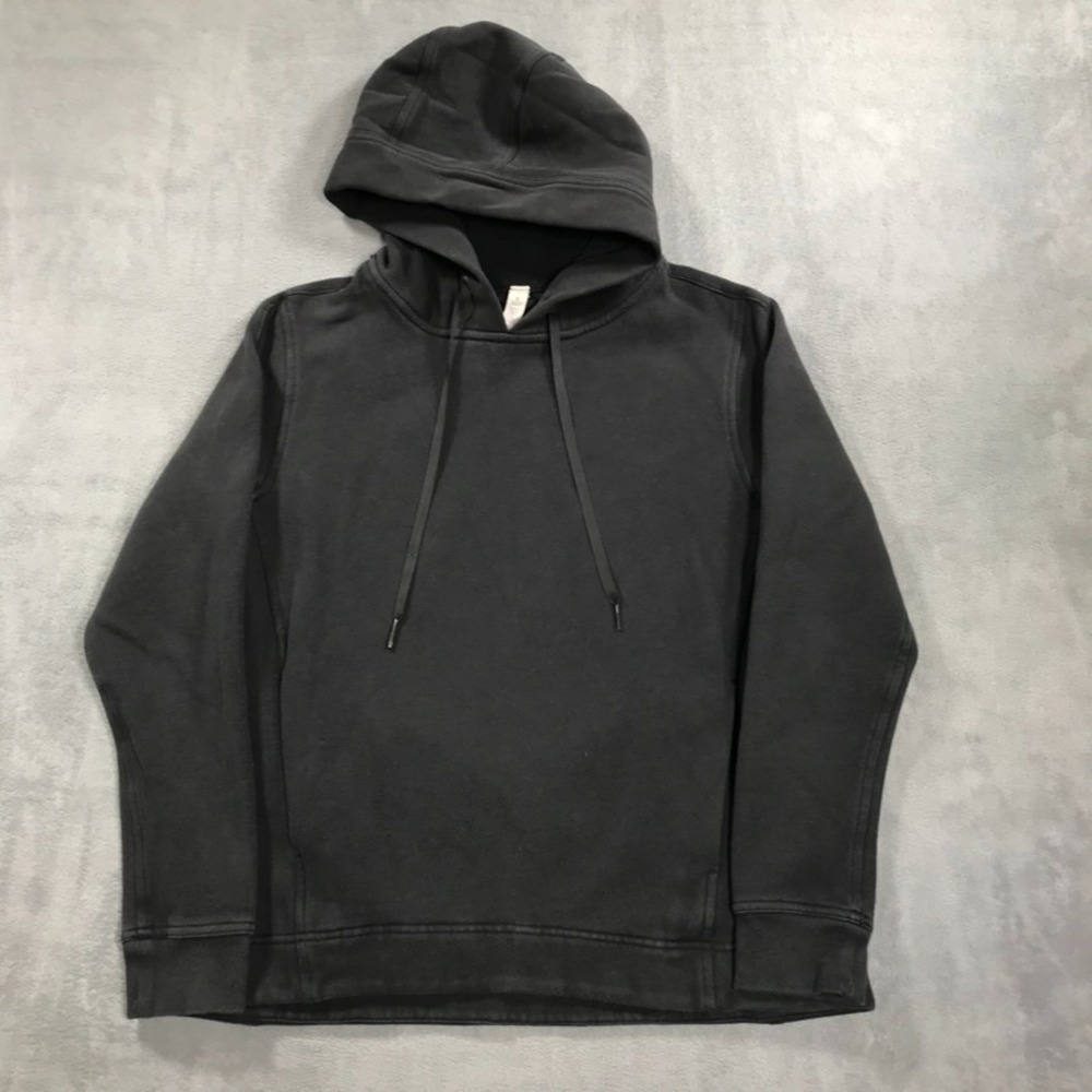 Lululemon Wind Down Hoodie Sweatshirt Women's 4 Black Pullover W3AHXS